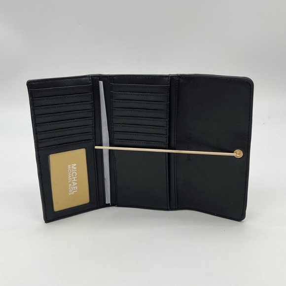 Michael Kors Large X Chain Shoulder Tote Bag
& Trifold Wallet Black - Picture 11 of 12